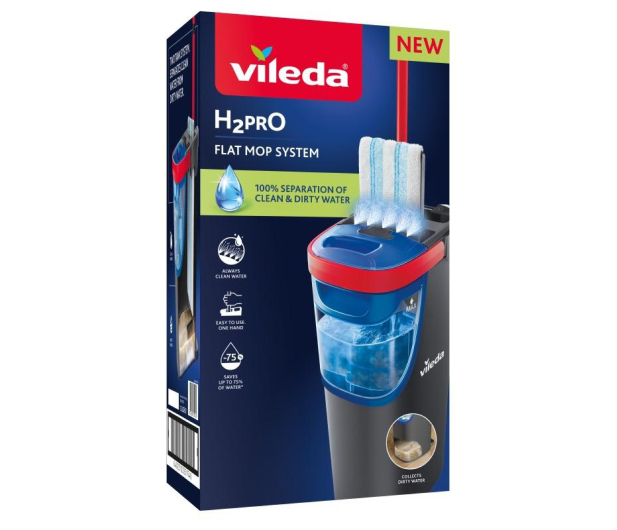 Vileda Mop płaski Vileda H2Pro - 1354521 - zdjęcie 4